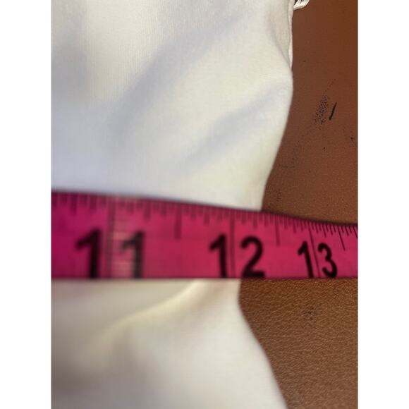 LULU'S SZ M White How Much I Care Ivory Off-the-Shoulder Midi Dress NEW B170 - Picture 7 of 10